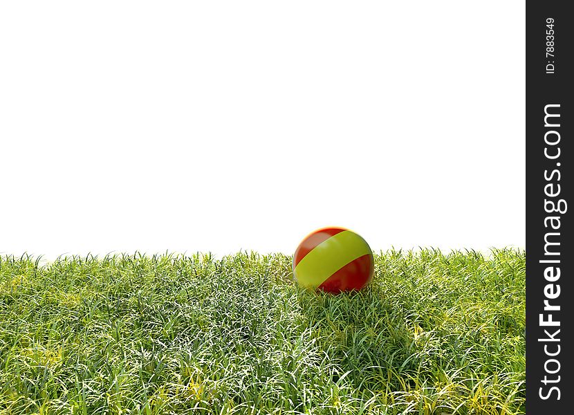 Perfect sunny day with white sky
.Sun, Grass and Ball. Perfect sunny day with white sky
.Sun, Grass and Ball.