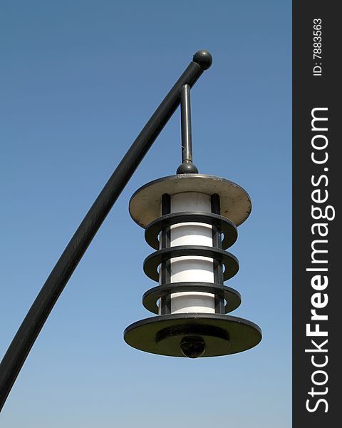 A  beautiful Cylindrical street lamp