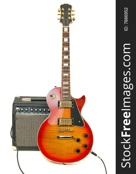 Electric Guitar And Amplifier