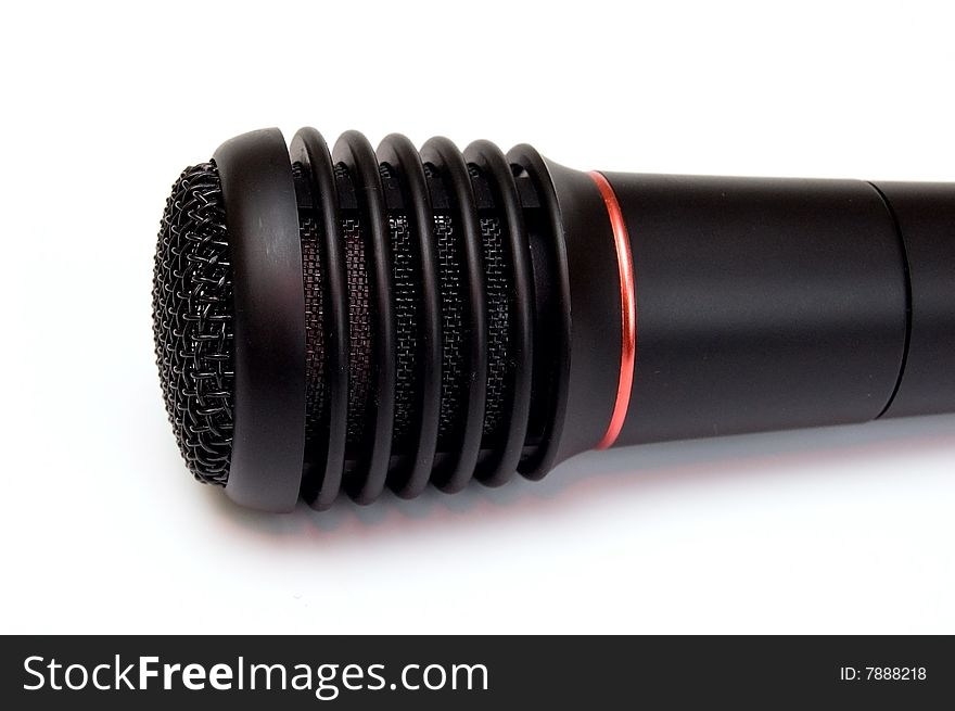 Microphone, isolated on white background