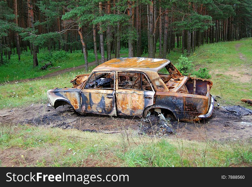 Burnt Out Car