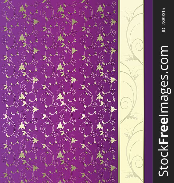 Abstract floral background. vector illustration