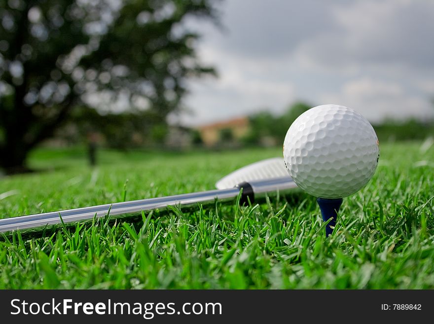 Ball and Club shade Mirror