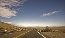 Mojave Desert Highway Stock Image Mojave Desert Highway Stock Image
