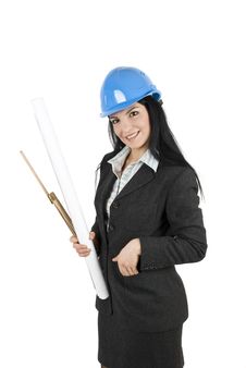 Woman Engineer Stock Image Woman Engineer Stock Image