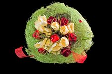 Bouquet Of Artificial Flowers Royalty Free Stock Images