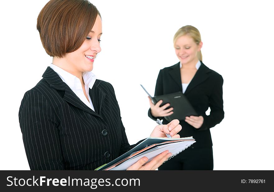 Female Businessteam Working