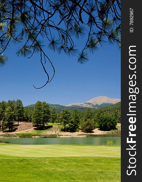 An image of a gorgeous golf course in Arizona