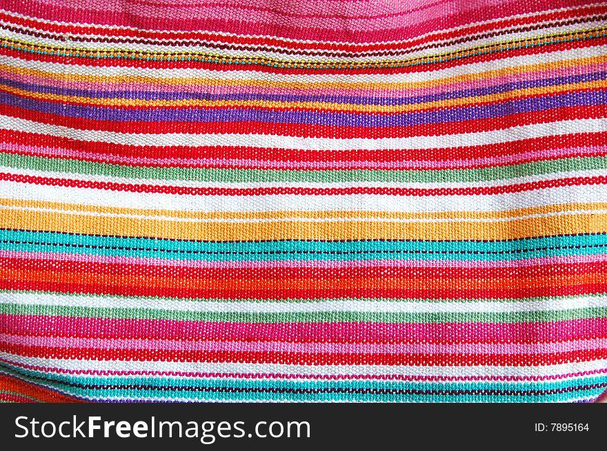 Color stripped cloth texture