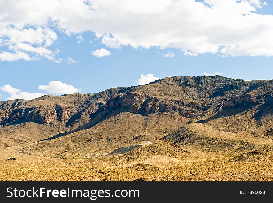 Mountain range in Nevada desert. Mountain range in Nevada desert