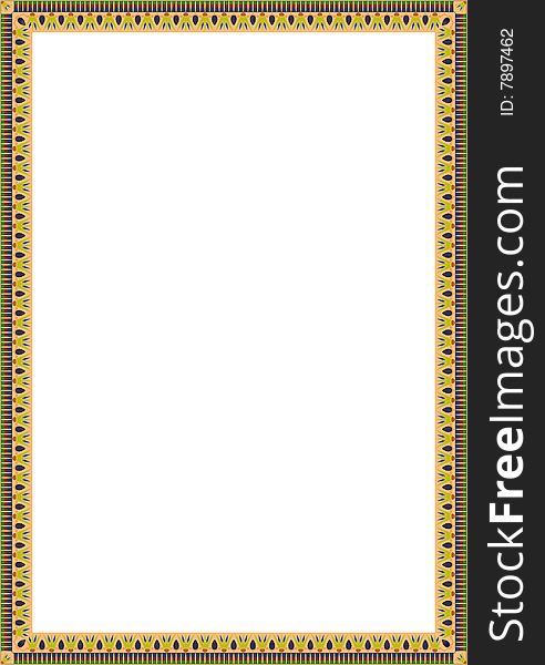 Decorative floral frame for text. This is a vector image - you can simply edit colors and shapes. Decorative floral frame for text. This is a vector image - you can simply edit colors and shapes.