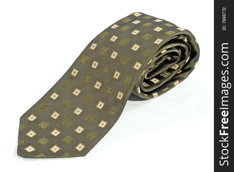 Man fashion color isolated tie