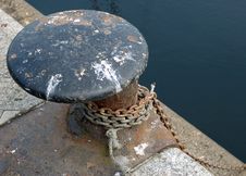 Mooring Point Royalty Free Stock Photography