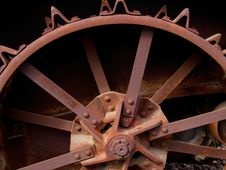 Old Rusty Steel Wheel Royalty Free Stock Photos Old Rusty Steel Wheel Royalty Free Stock Photos