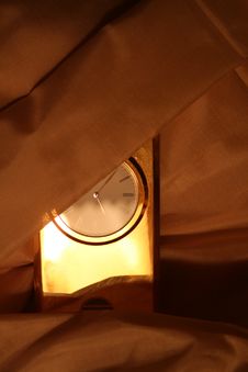 Golden Clock Royalty Free Stock Images