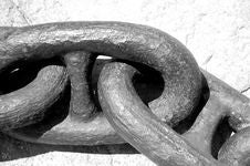 An Anchor Chain .. Royalty Free Stock Photo