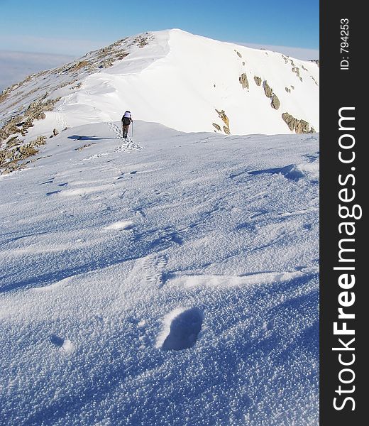 Climb to the Oshten mount in Caucasus. Climb to the Oshten mount in Caucasus