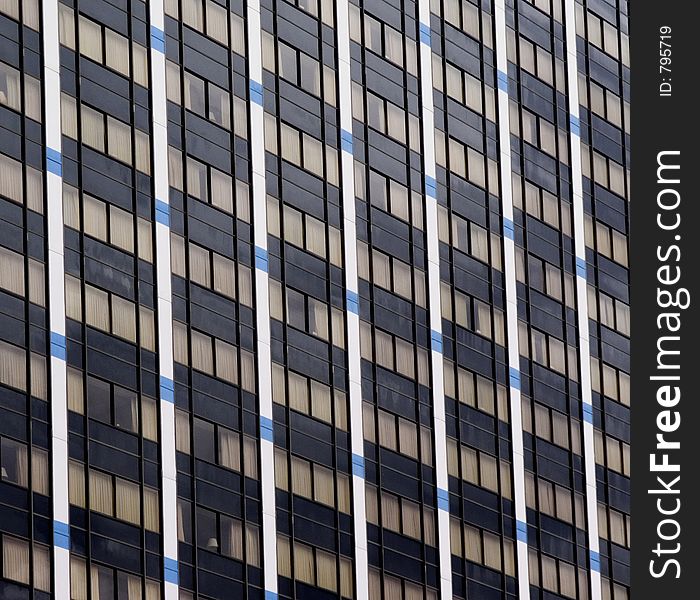 Abstract office windows