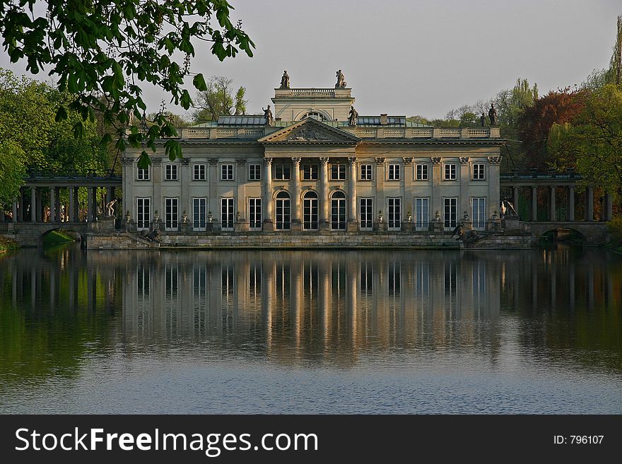Palace on the water, Warsaw, Poland