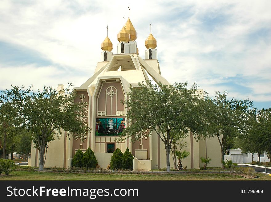 The Ukranian church in St. Petersburg, Florida.