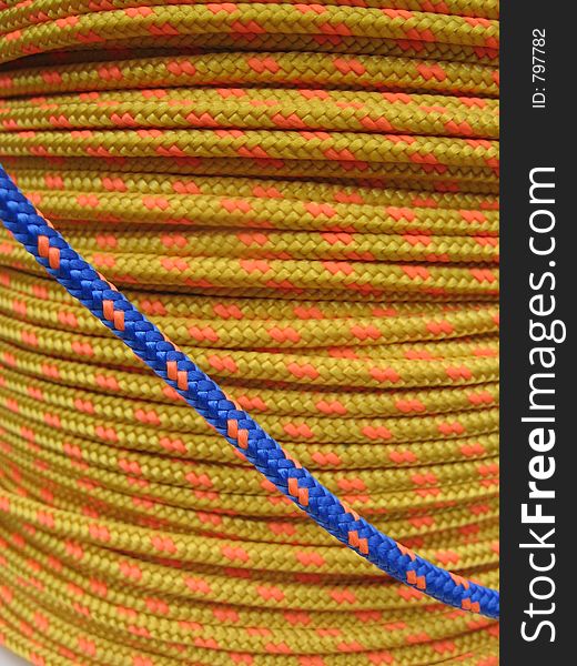 Yellow and blue ropes