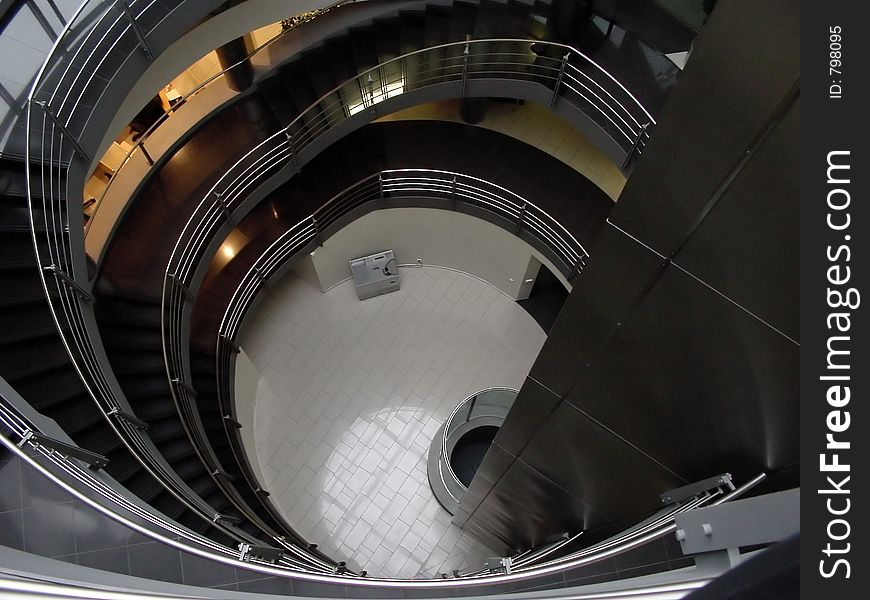 Stairs in spiral. Stairs in spiral