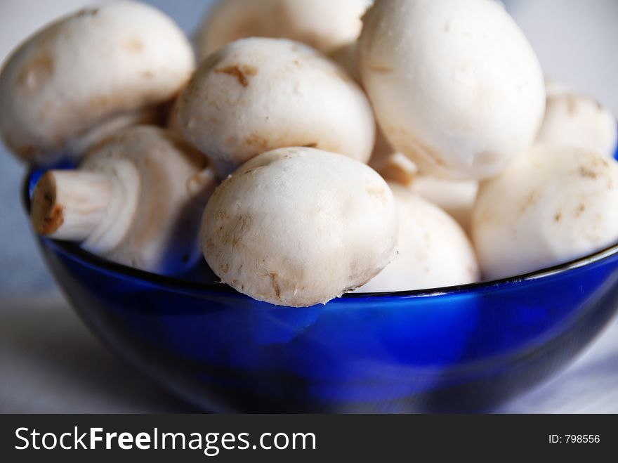 Mushrooms in a bowl