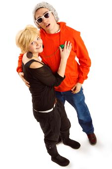 Happy Young Couple Stock Photography Happy Young Couple Stock Photography