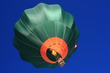 Hot-air Balloon Taking Off At Chateau D Oex 2009 Royalty Free Stock Photography Hot-air Balloon Taking Off At Chateau D Oex 2009 Royalty Free Stock Photography