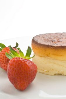 Cheesecake With Fresh Strawberries Royalty Free Stock Image Cheesecake With Fresh Strawberries Royalty Free Stock Image