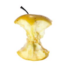 Eaten Apple Stock Images