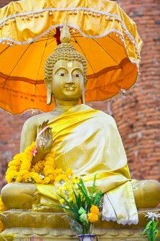 Monument Of Buddha, Ruins Of Ancient Temple Stock Photography Monument Of Buddha, Ruins Of Ancient Temple Stock Photography