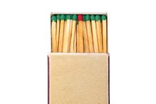 Box Of Matches Royalty Free Stock Photography