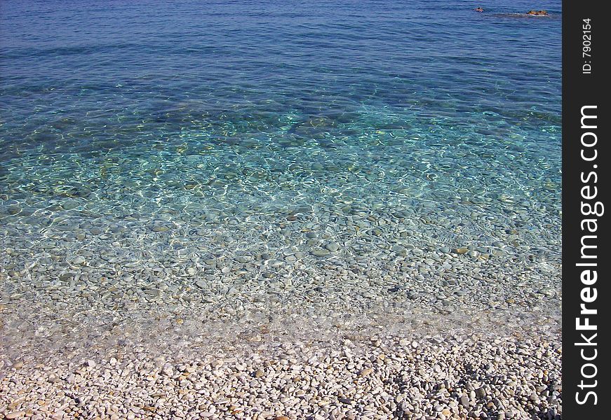 Limpid water at Elba isle in Tuscany. Limpid water at Elba isle in Tuscany