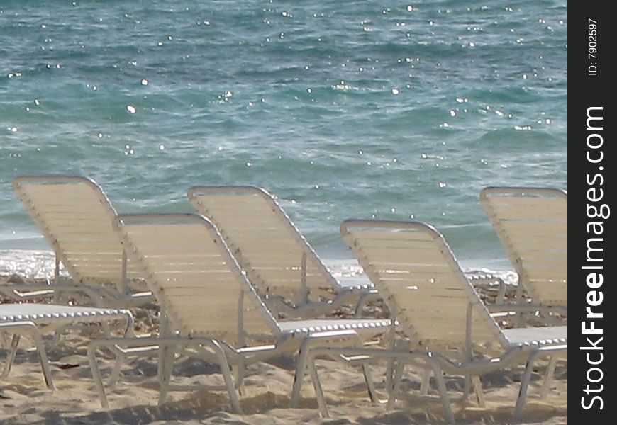 Chairs by the Beach