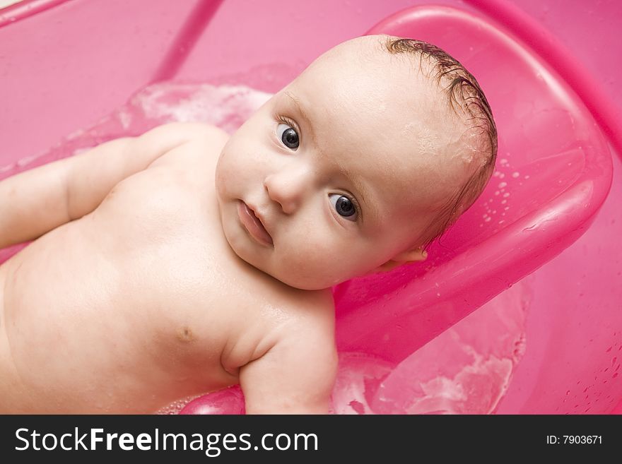 Baby In Bath