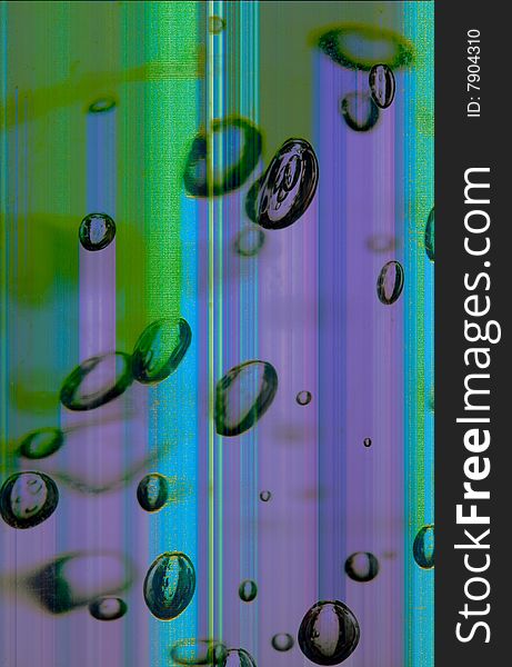 Abstract of green and purple with bubbles in it. Abstract of green and purple with bubbles in it