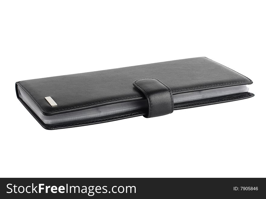 Black Leather Case For Business Cards