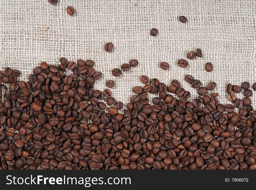 Photo of Coffee Beans on burlap