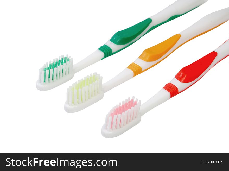 Three Toothbrushes