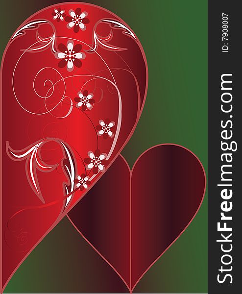 Decorative Red Heart