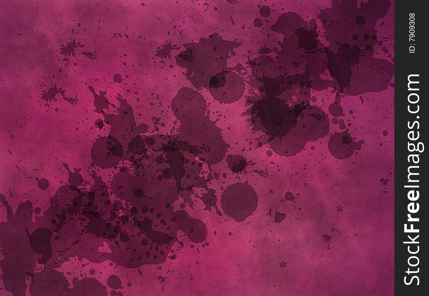 Abstract background with ink stains