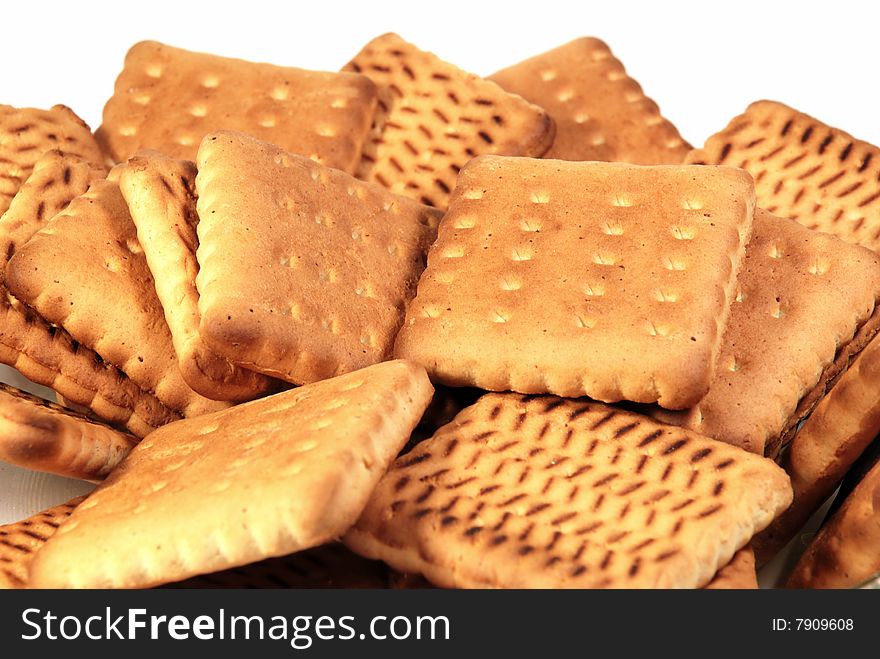 Cookies isolated on white background. Cookies isolated on white background