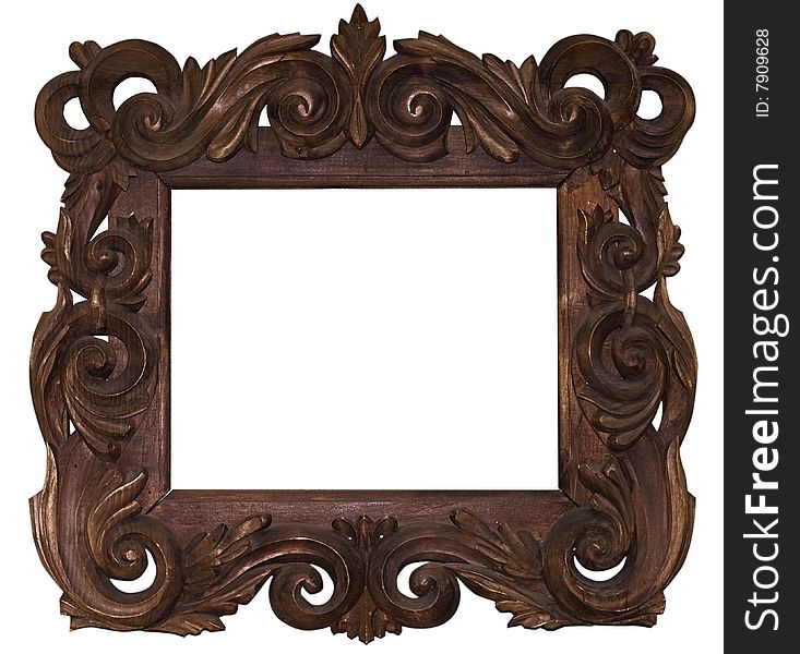 Old frame modern decorativ retro carved. Old frame modern decorativ retro carved