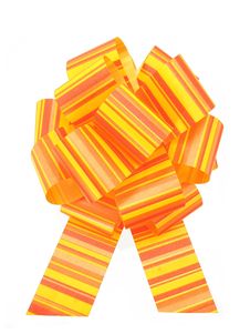 Yellow Red Bow Royalty Free Stock Photo Yellow Red Bow Royalty Free Stock Photo