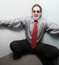 Businessman Pressed Royalty Free Stock Photo Businessman Pressed Royalty Free Stock Photo