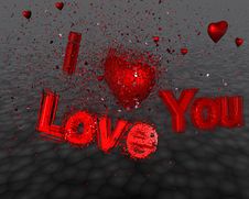 Heart Explosion Stock Image Heart Explosion Stock Image