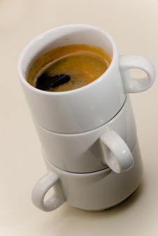 Coffee Tower Royalty Free Stock Images