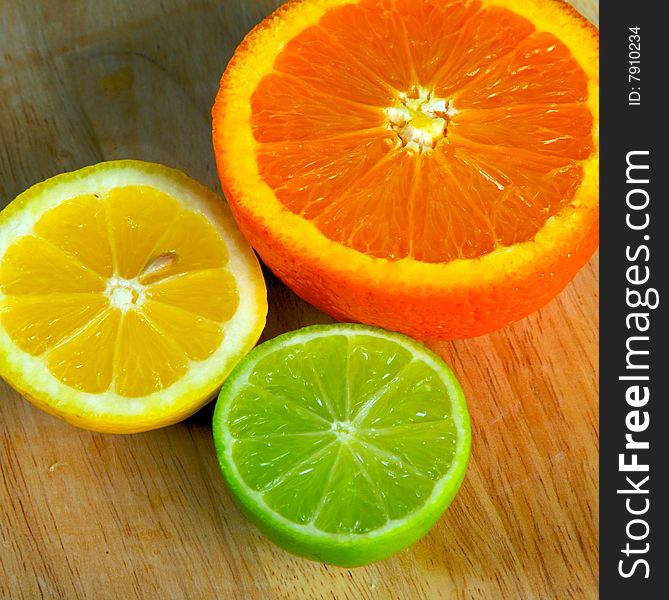 Orange, Lemon & Lime citrus fruits