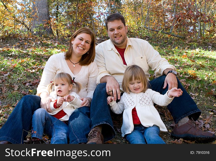 A family enjoying a day at the park